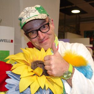 Der lustige Spass-Fotograf "Felix" als witziger Arzt (Comedy-Walkact) in Persona