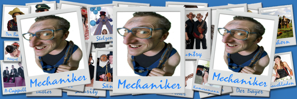 Der lustige Autoschlosser Manni als Comedymechaniker für ihre Veranstaltung in Köln, Bonn oder Düsseldorf